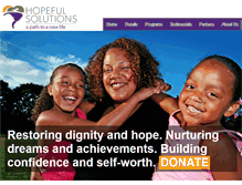 Tablet Screenshot of hopefulsolutionsdallas.org